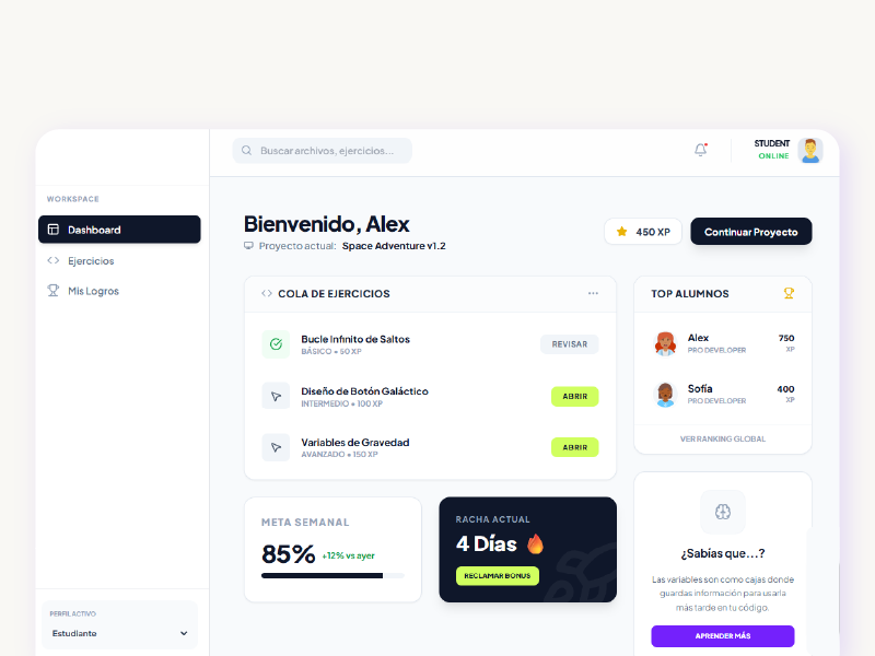 Sparky Studio — diseño y programación para niños